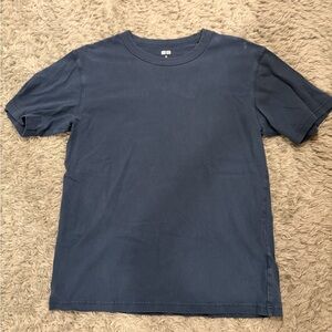 Uniqlo Men's Navy Short Sleeve Tee